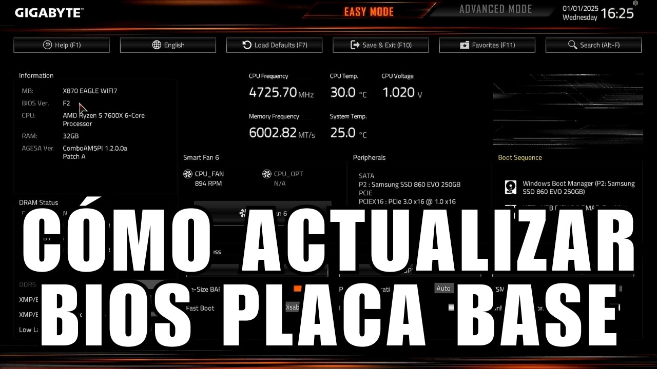 Actualizar BIOS de placa base GIGABYTE: ¡Guía Fácil!
