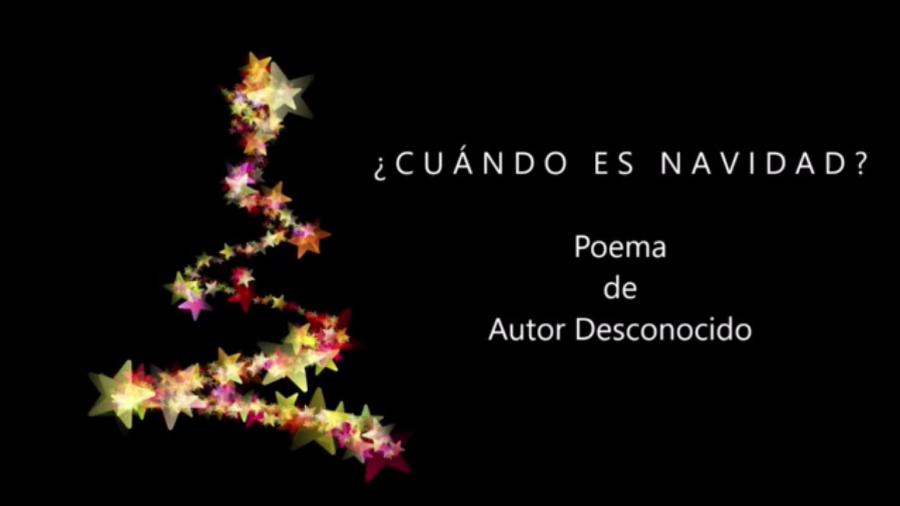 ¿ CUÁNDO ES NAVIDAD ? - De Autor Desconocido - Voz: Ricardo Vonte