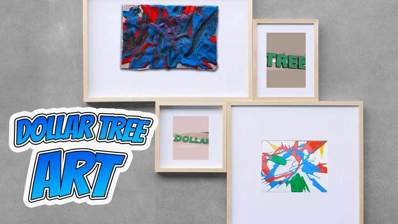 How To Make A Dollar Tree Spin Art For UNDER 10 BUCKS!!