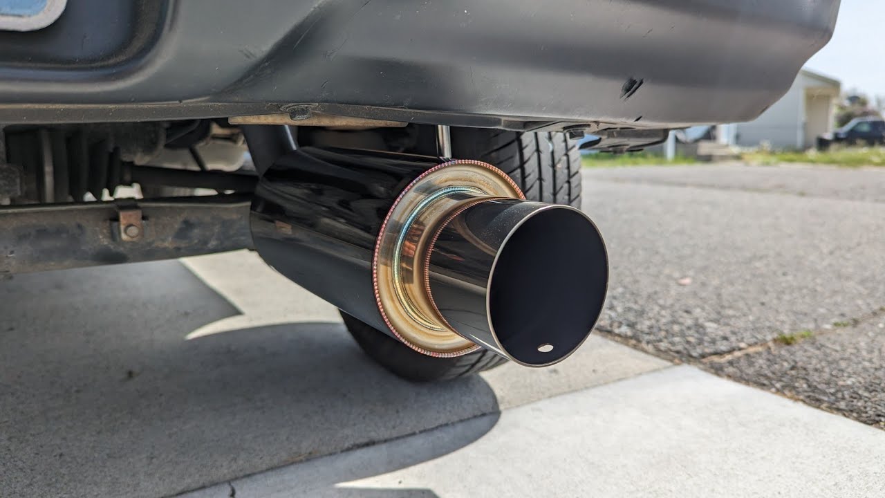 Honda Acty street Giga N1 exhaust install