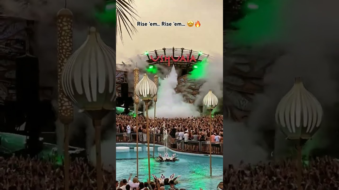 Madness At ushuaia ibiza By Dimitri vegas and Like Mike 😘❤ #thehum #dimitrivegas #techno #tml #edc