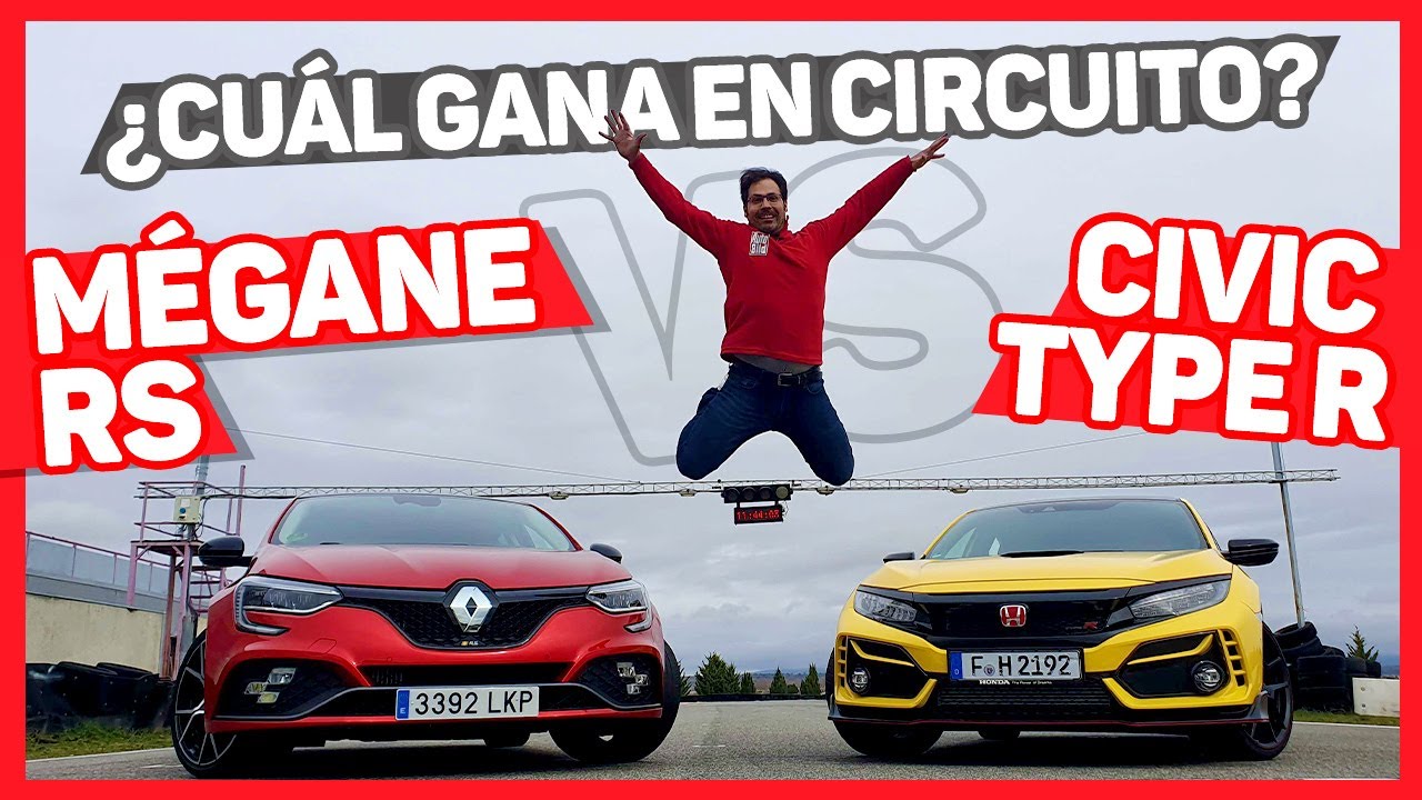 RENAULT MEGANE RS TROPHY vs HONDA CIVIC TYPE R LIMITED ED | COMPARATIVA EN CIRCUITO