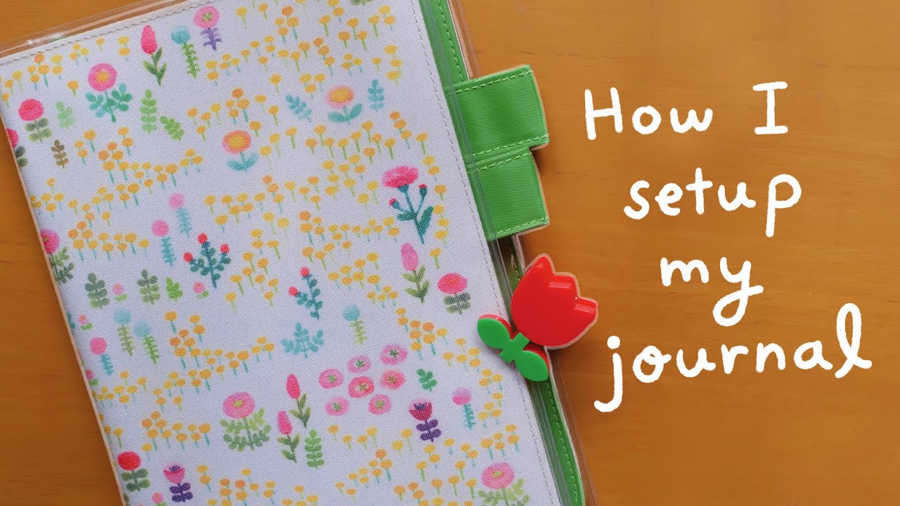 How I Setup My Hobonichi Techo 2024 Day Free Journal 🌷| Rainbowholic