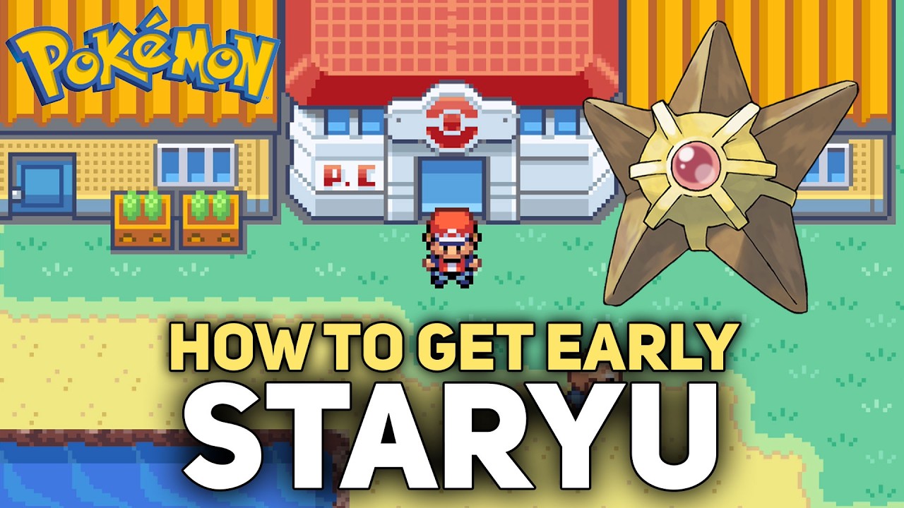 How To Find Staryu - Pokemon Fire Red & Lead Green