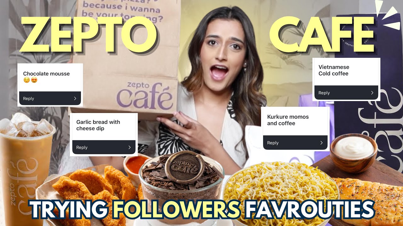 Eating my *SUBSCRIBERS FAV* Food from Zepto Cafe! 🤯 Worth the HYPE? | Aashi Adani