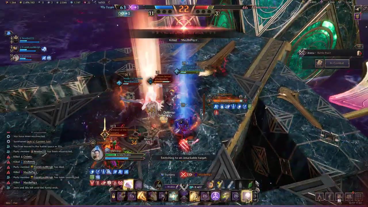 Throne and Liberty Ranked PvP Arena - Spear Dagger Melee Evasion Build