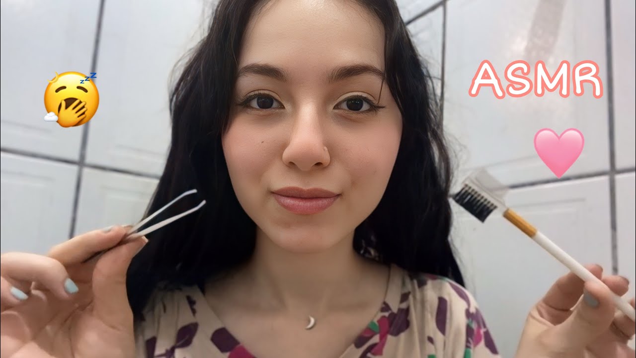 ASMR CASEIRINHO - VOU FAZER SUA SOBRANCELHA!!! 