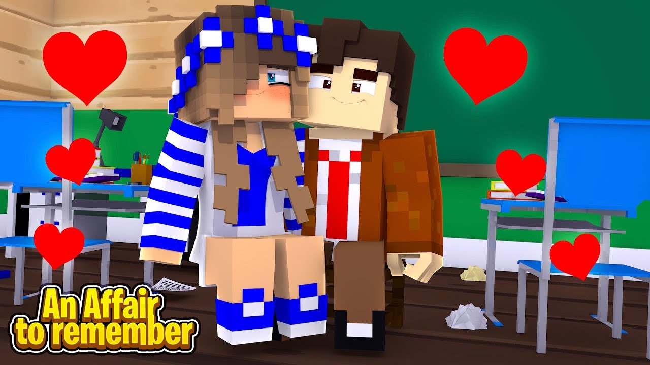 FALLING IN LOVE WITH MY TEACHER! w/Little Carly and Little Kelly (Minecraft Roleplay).