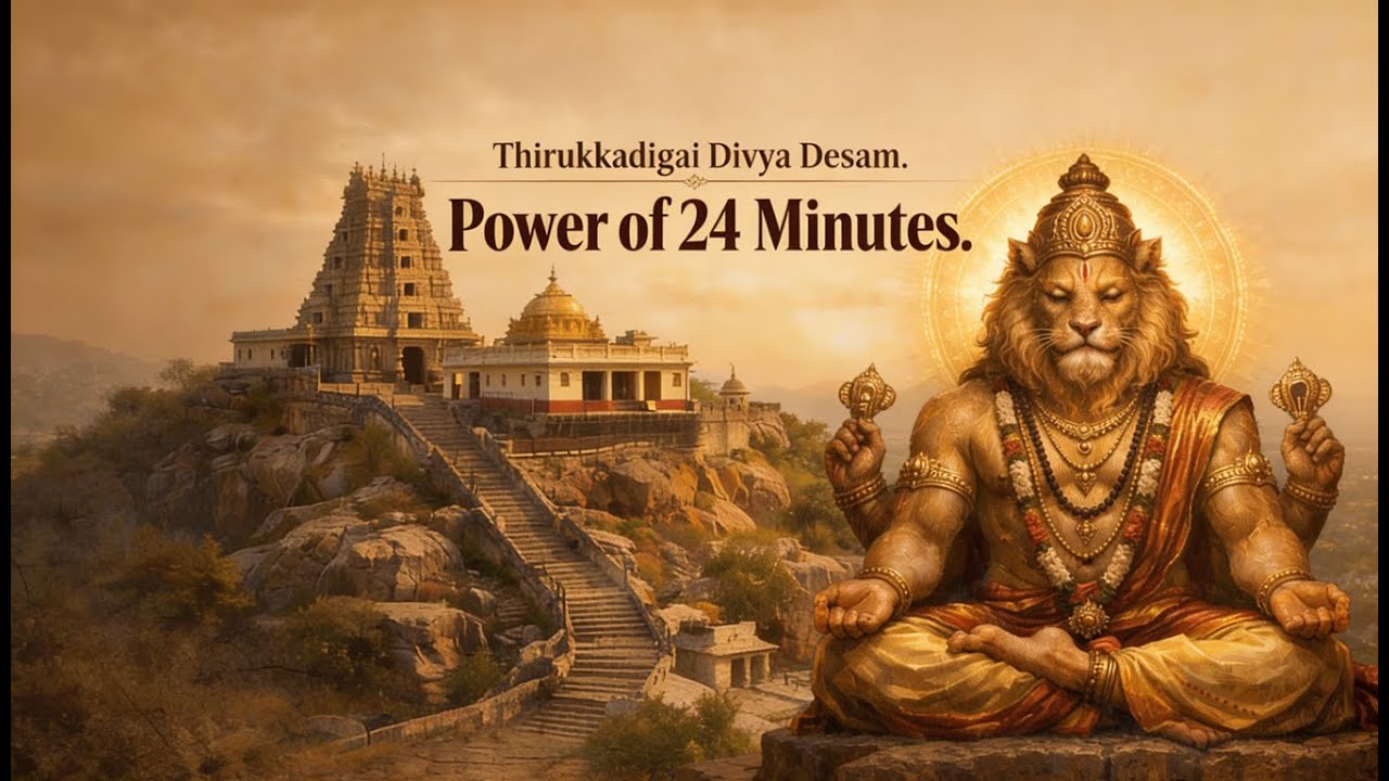 Why 24 Minutes Here Can Calm Your Mind | Sholinghur Thirukkadigai Narasimha Temple | திருக்கடிகை