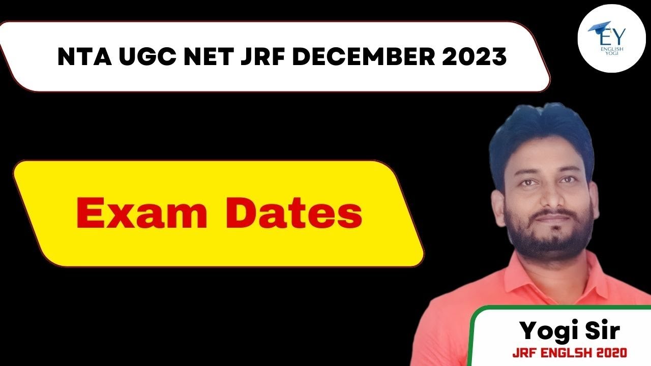NET December 2023 Exam Dates #examdate2023 #netjrfenglish #netdecember2023