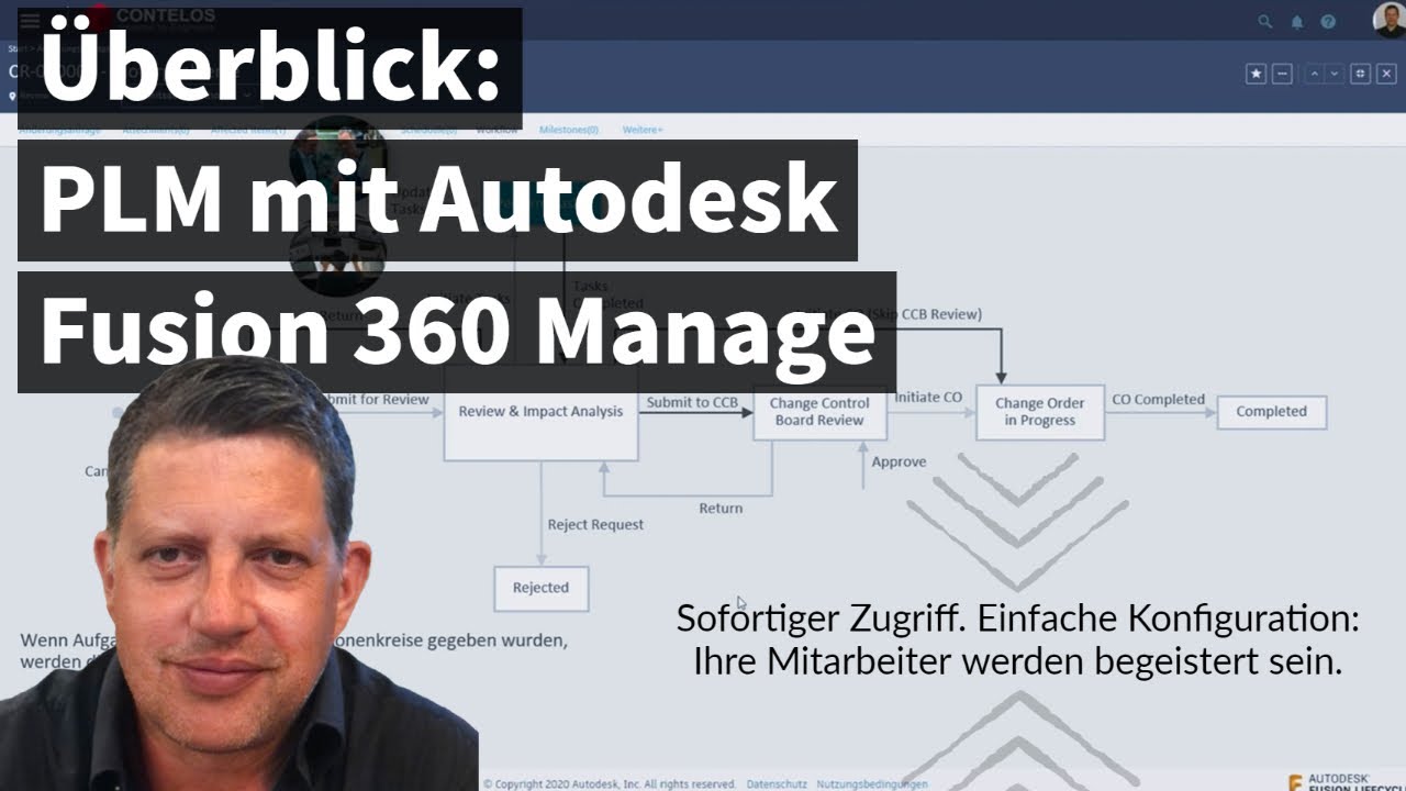 Überblick: Product Lifecycle Management -PLM- mit Autodesk Fusion 360 Manage