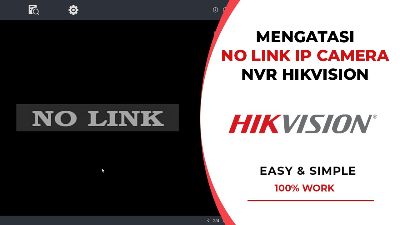 How to Solve the IP Camera No Link Problem on Hikvision NVR