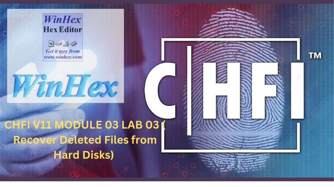 CHFI V11 MODULE 03 LAB 03 Recover Deleted Files from Hard Disks