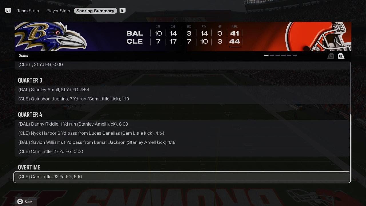 Madden NFL 26_2031 WK6_W vs BAL