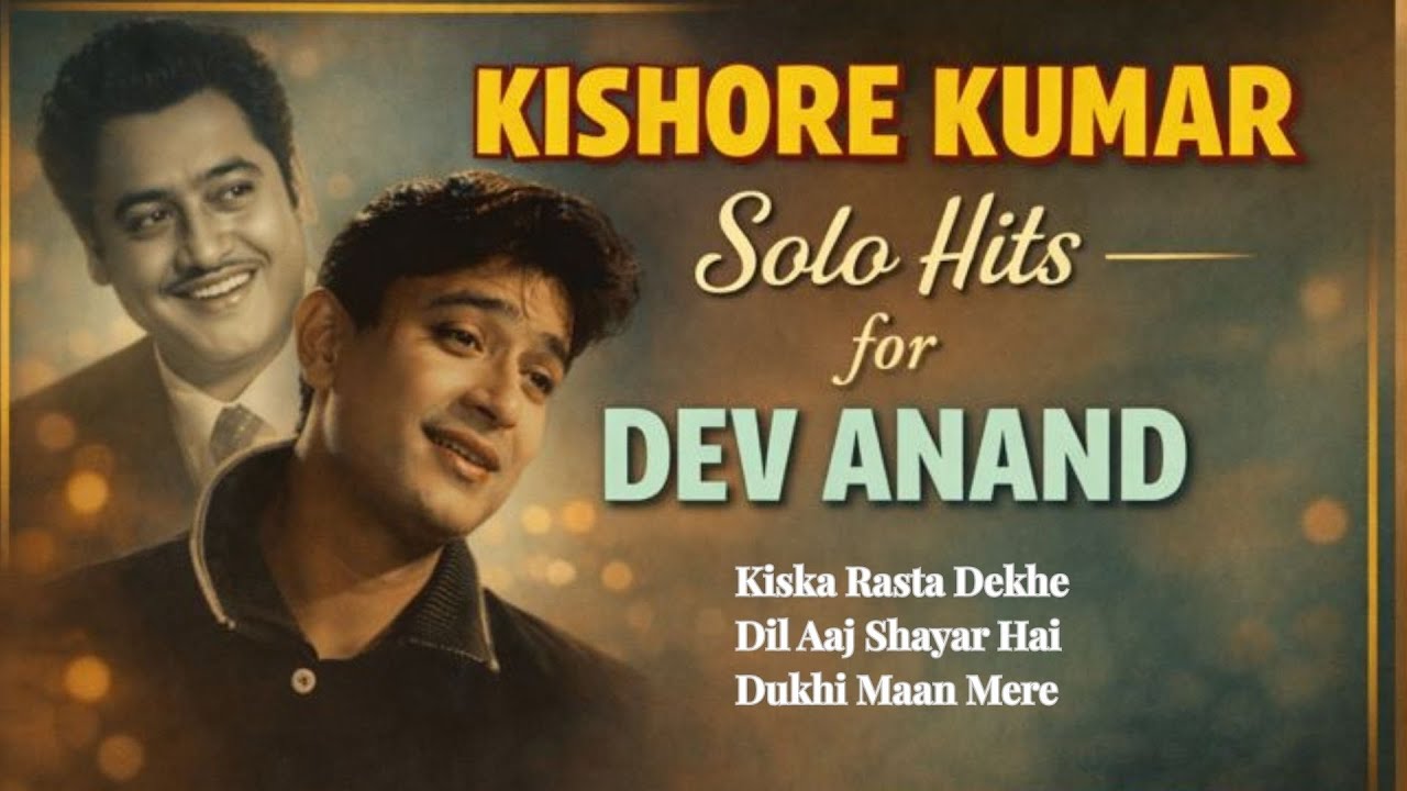 Dev Anand&rsquo;s Soulful Moments in Kishore Kumar&rsquo;s Voice | Evergreen Melodies of Golden Era