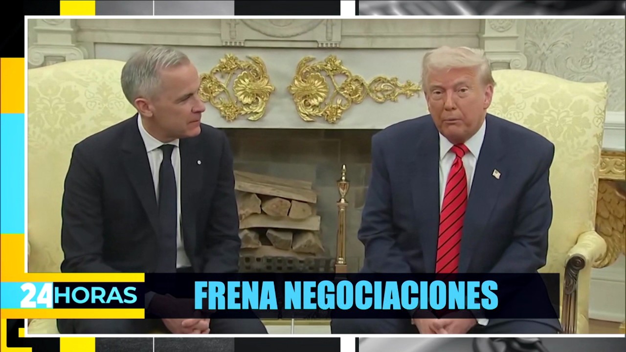 🟡 Trump frena las negociaciones con Canada | 24 Octubre | Noticiero 24 Horas