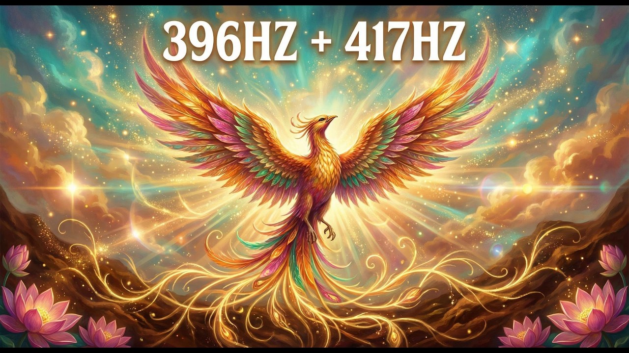 396Hz + 417Hz Erdung & Befreiung; Release Fear & Negative Patterns; Grounding Transformation