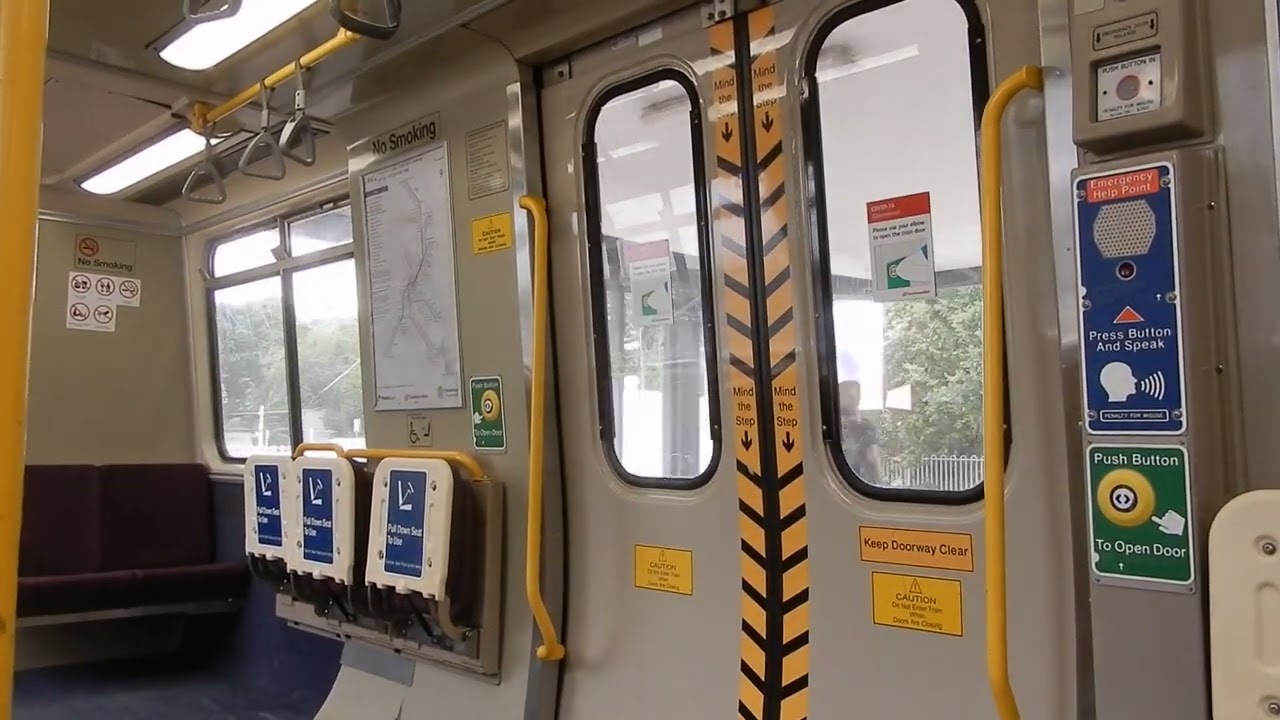 Queensland Rail Electric multiple unit (EMU 37): Indooroopilly to Oxley (Ipswich train)