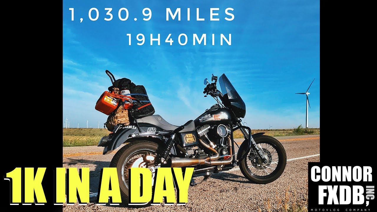 DYNA RIDES 1,000 MILES IN 24 HOURS | RIDE 1K IN A DAY