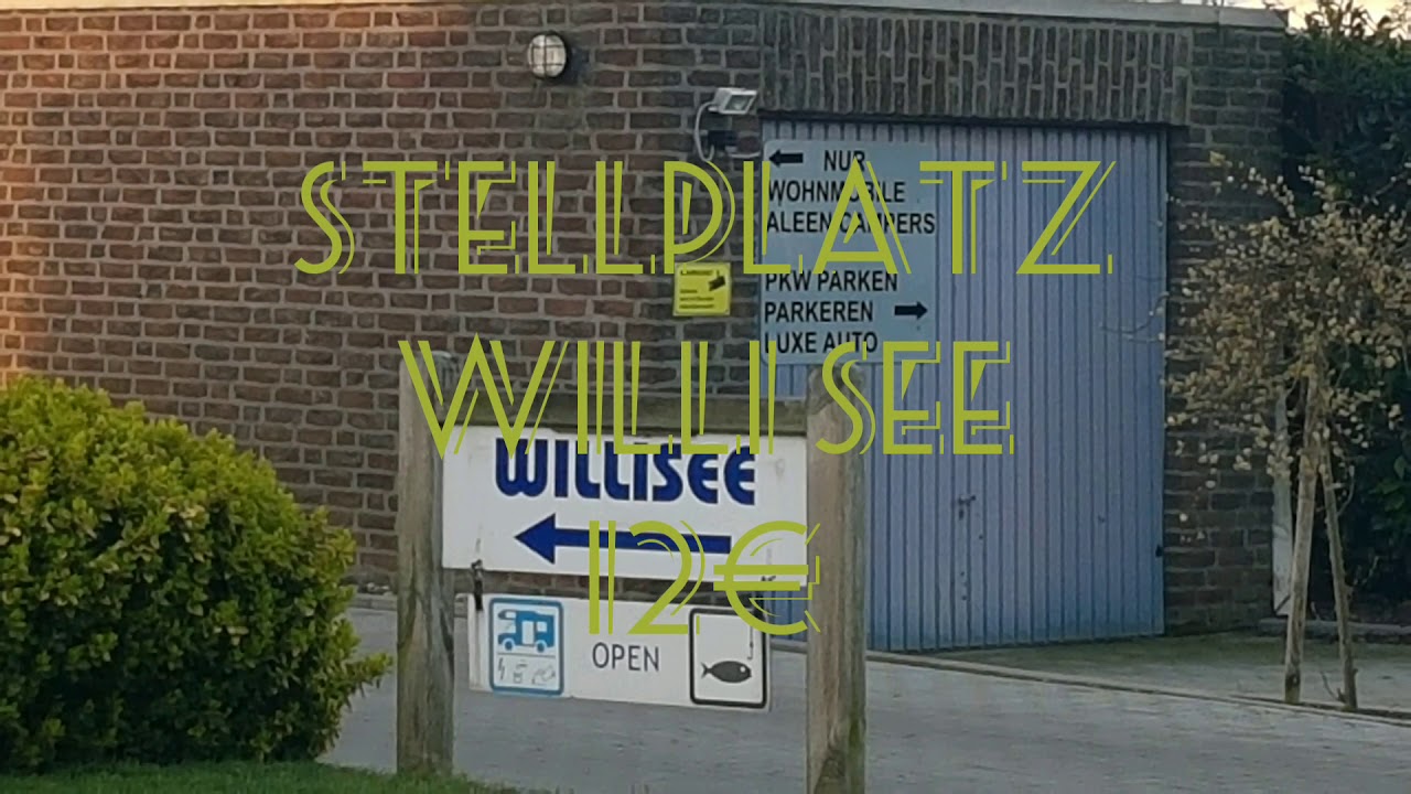 Stellplatz Camperplaats Camping Willisee Kleve