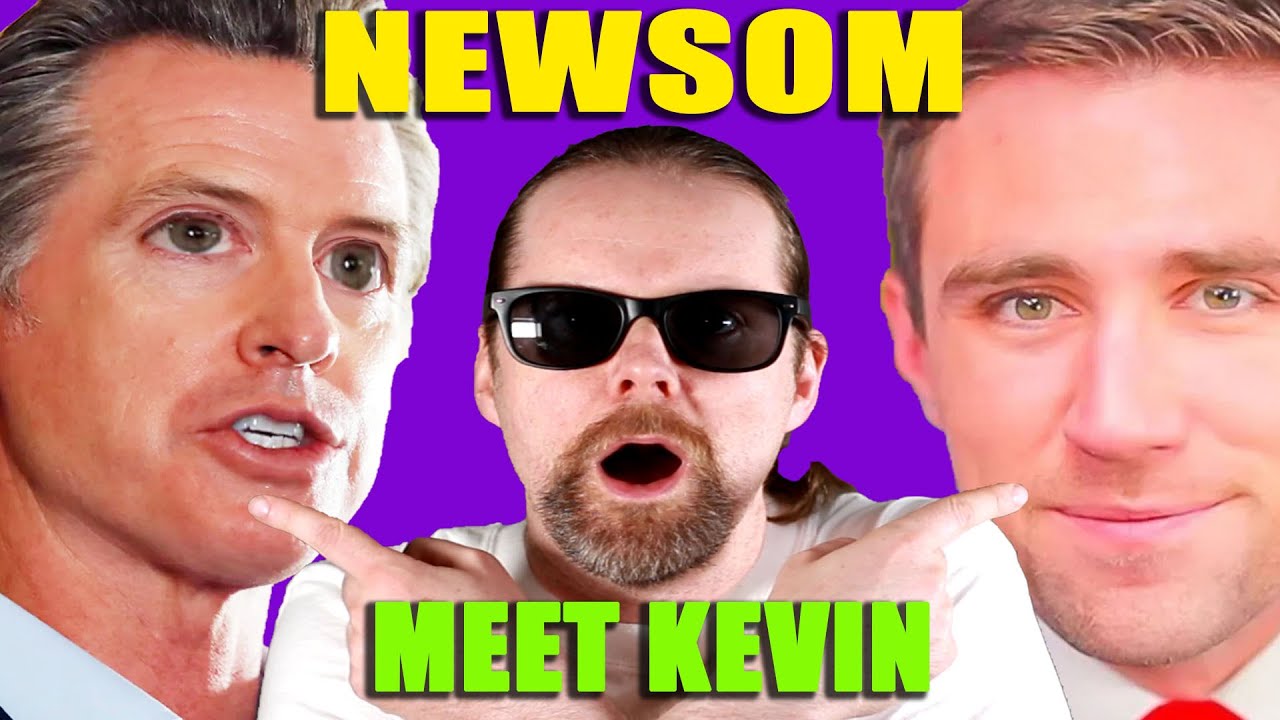 Gavin Newsom is OVER - Reacting to Meet Kevin's plans as Governor of California.