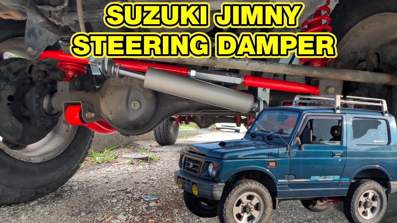Suzuki Jimny JA22 Steering Damper Install - Cheap & Easy for Huge Improvement!