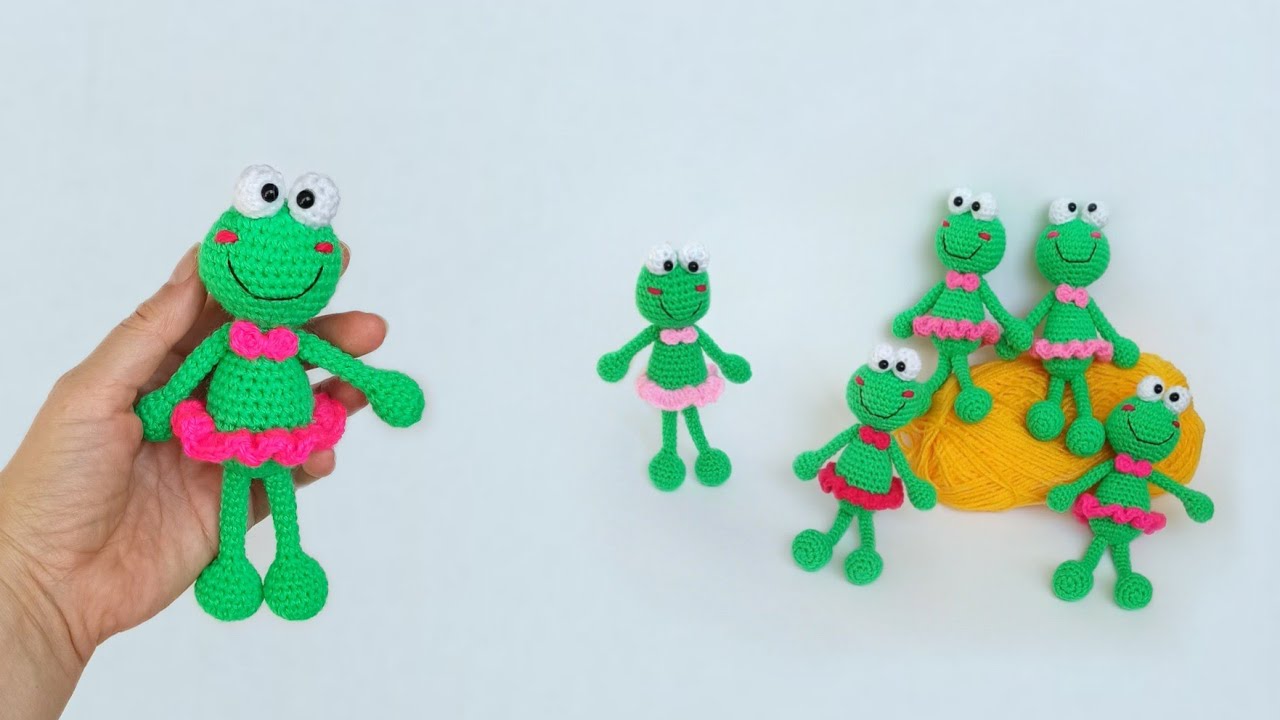 🐸💚Вяжу КРАСОТУ и ПРОДАЮ! 💚Как связать лягушку крючком подробный мастер класс