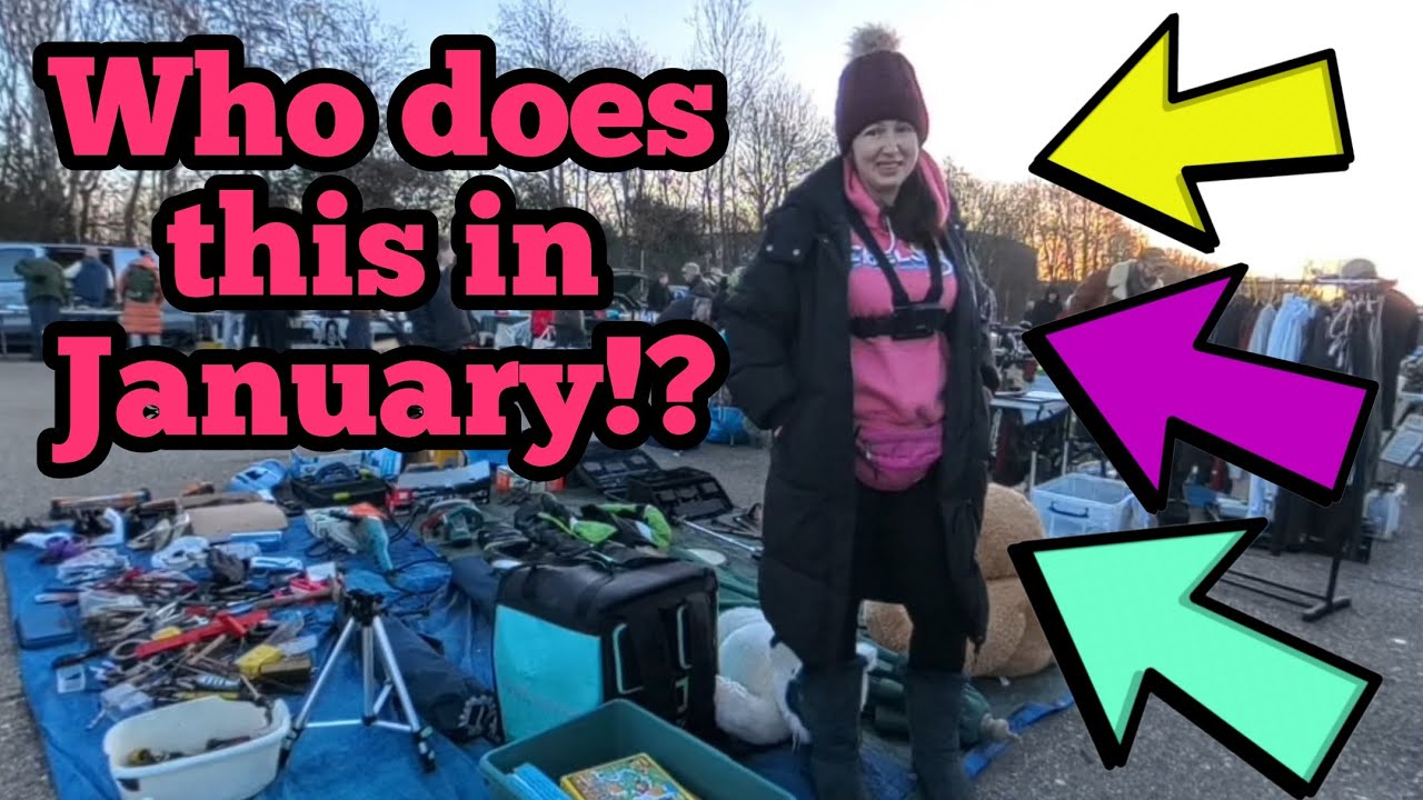 Car boot selling in January. Is it worth it? 🤷‍♀️