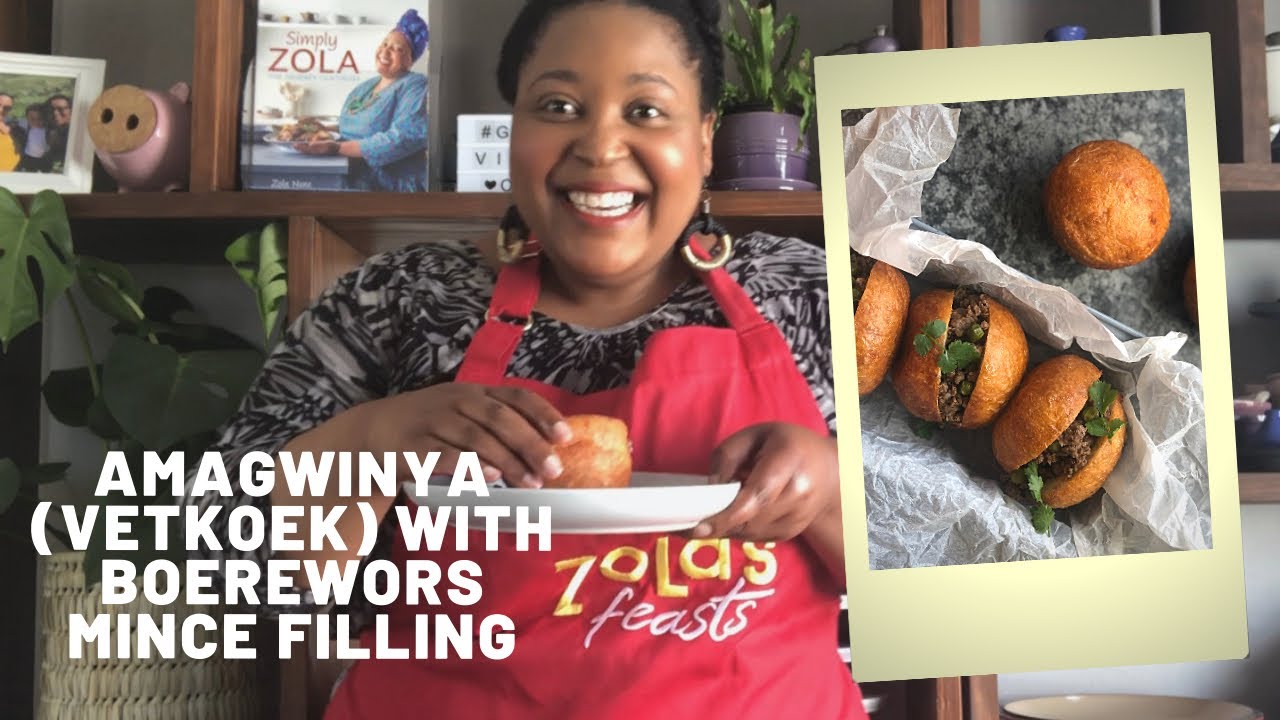 Amagwinya [Vetkoek] & Spiced Boerewors Mince Recipe