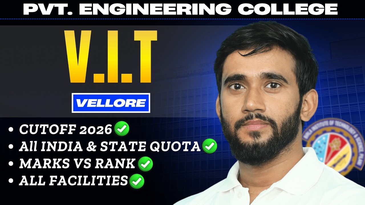 VIT Vellore Cutoff 2026 😱 | Marks vs Rank | Category-Wise Cutoff | Truth Revealed!