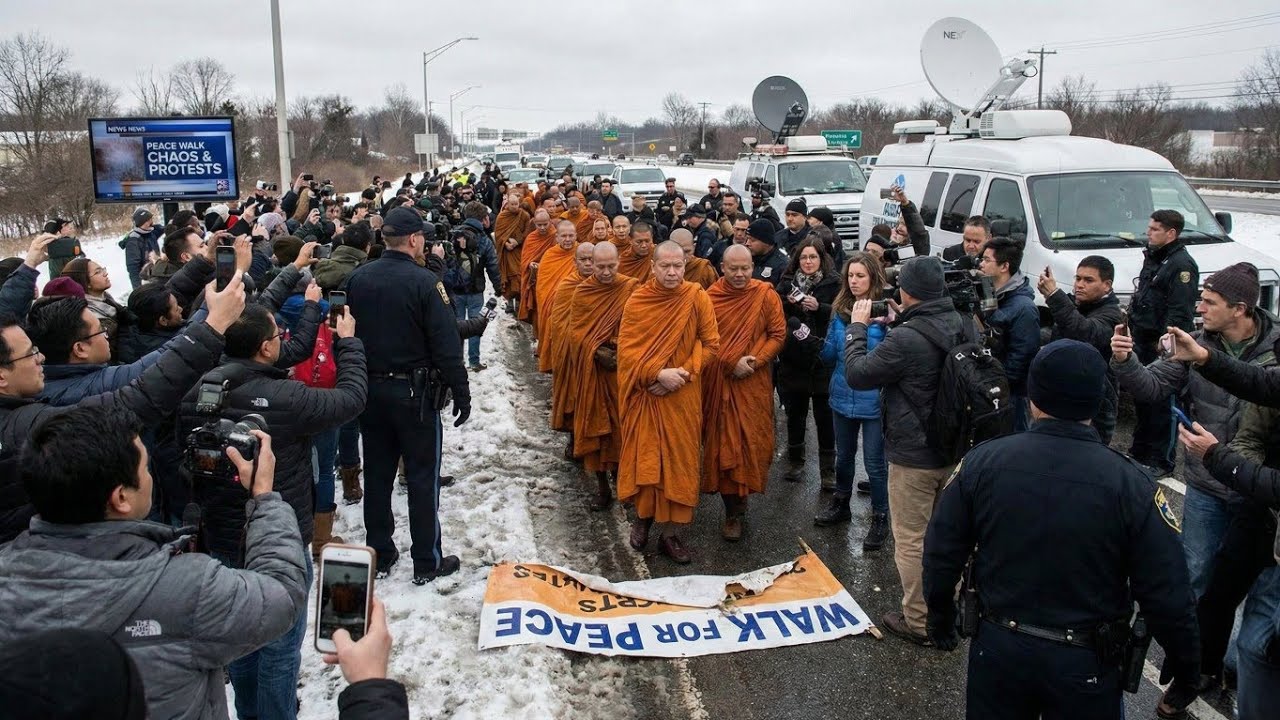 Mind Probe: Monks Walking For Peace || Psychic Liz Cross
