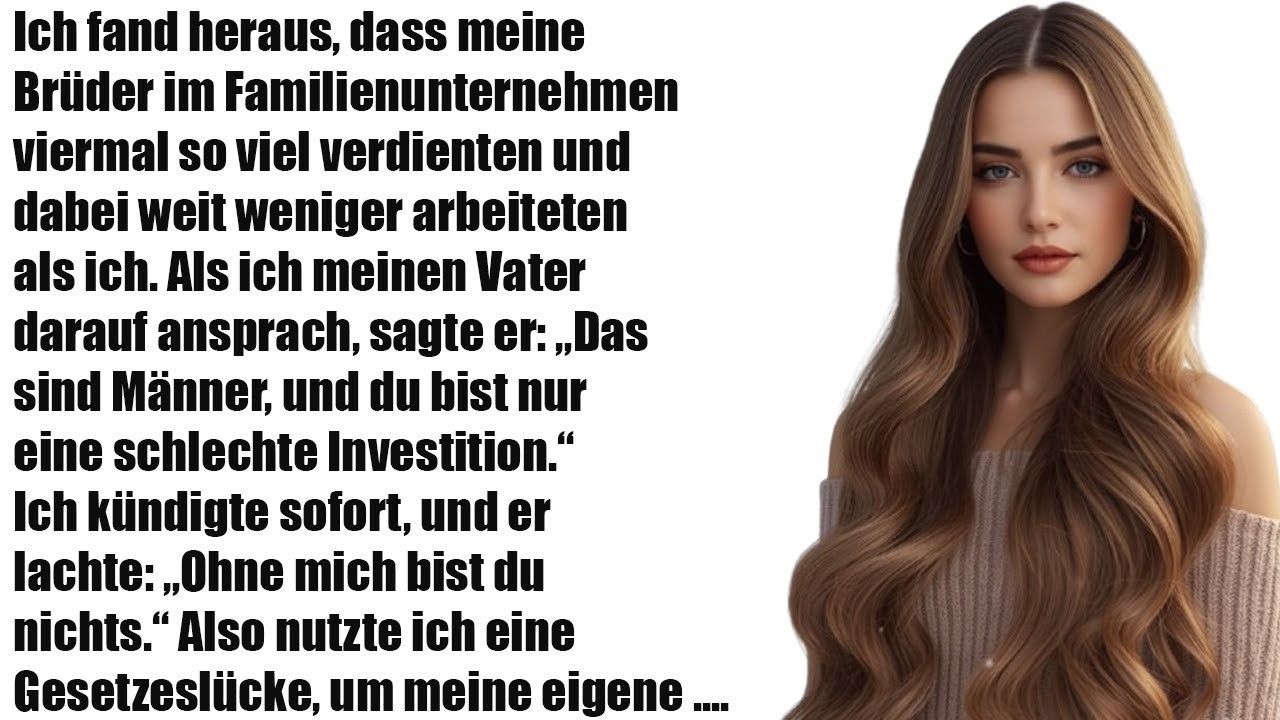 „Mein Vater bevorzugte meinen Bruder – Ich kündigte, und er bereute sofort!“