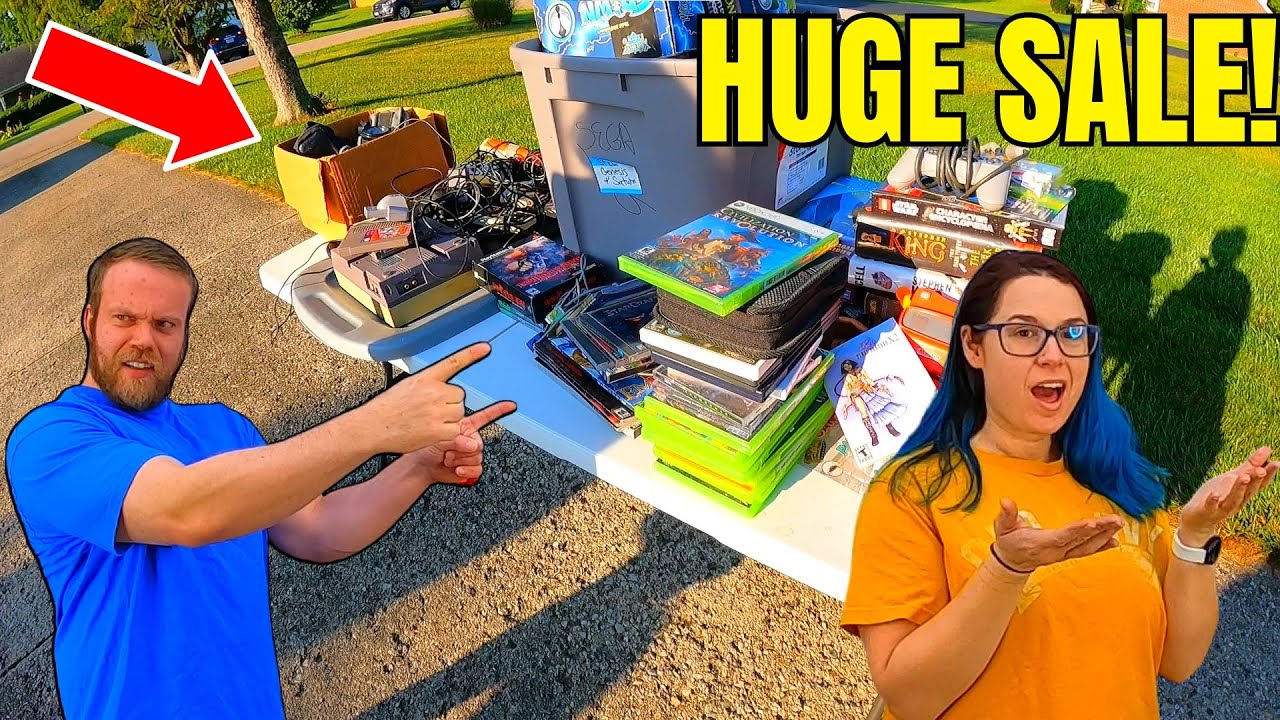 SENT MY WIFE TO A MASSIVE YARD SALE... THIS IS WHAT HAPPENED.