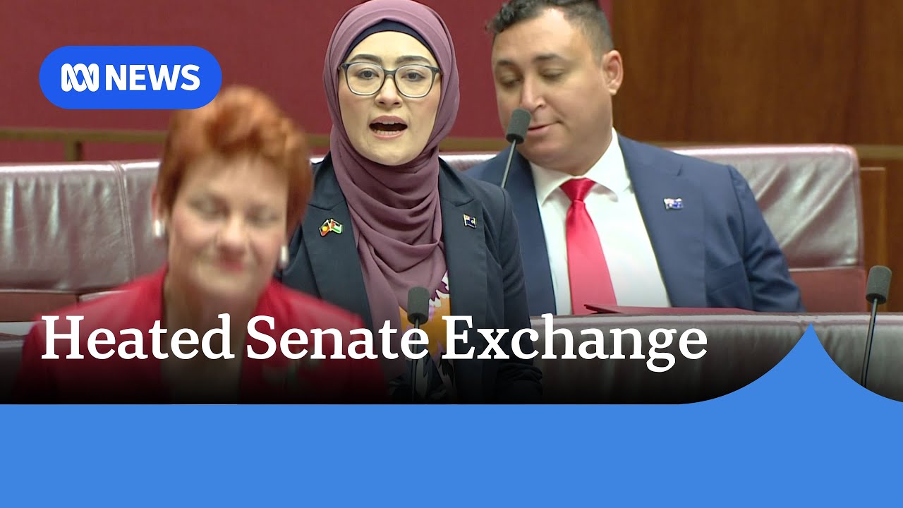 Fatima Payman accuses Pauline Hanson of racism in heated exchange | ABC News