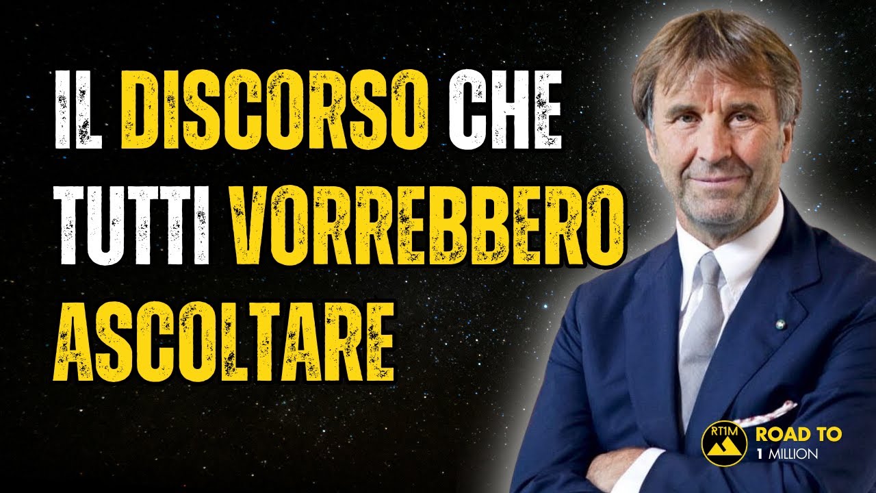 il discorso che TUTTI dovrebbero ASCOLTARE! Brunello Cucinelli
