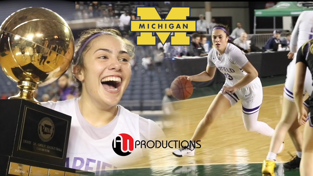 Meghan Fiso 5'11 Garfield HS State Champion Senior Yr. Mixtape | Michigan Commit