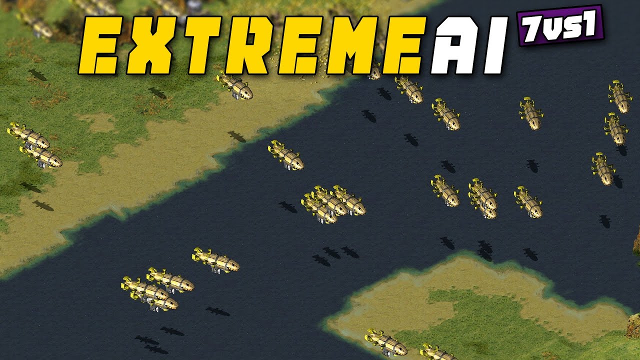 I Tried a Kirov Rush vs 7 Extreme AI in Red Alert 2 and This Happened