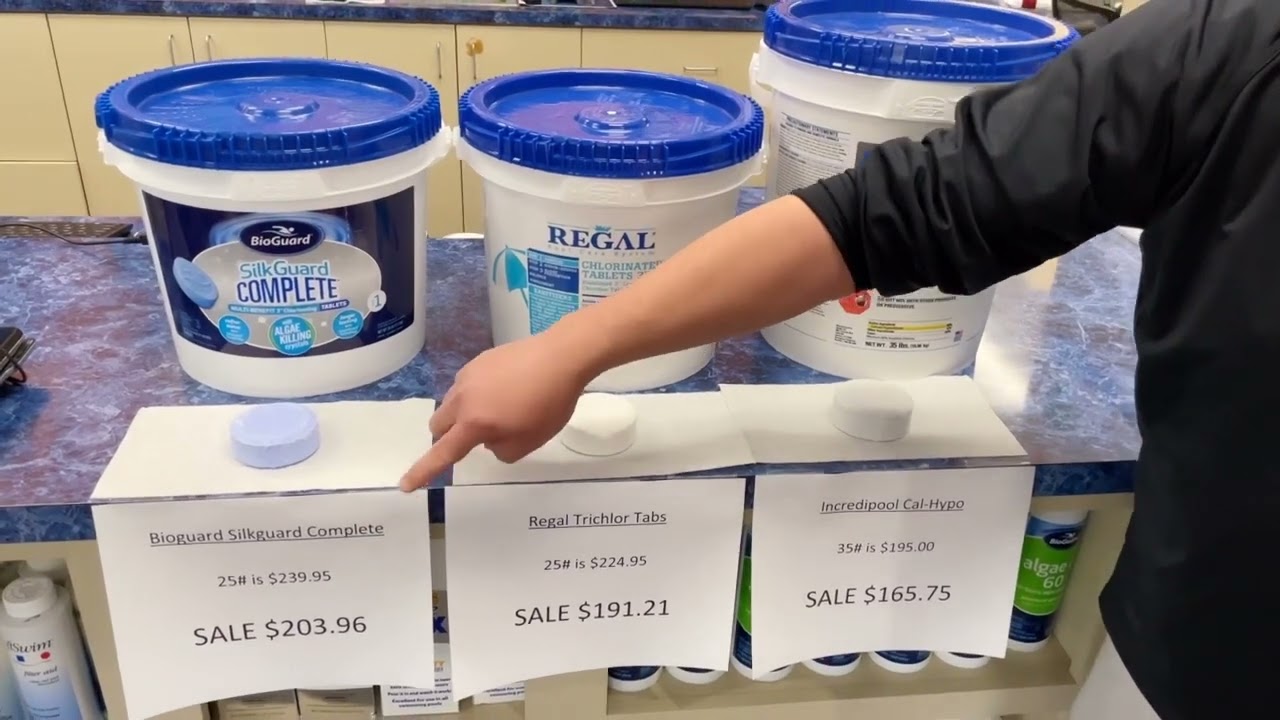 Chlorine Tablet Examples