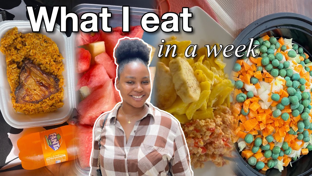 WHAT I EAT IN A WEEK as a medical student in Baze University