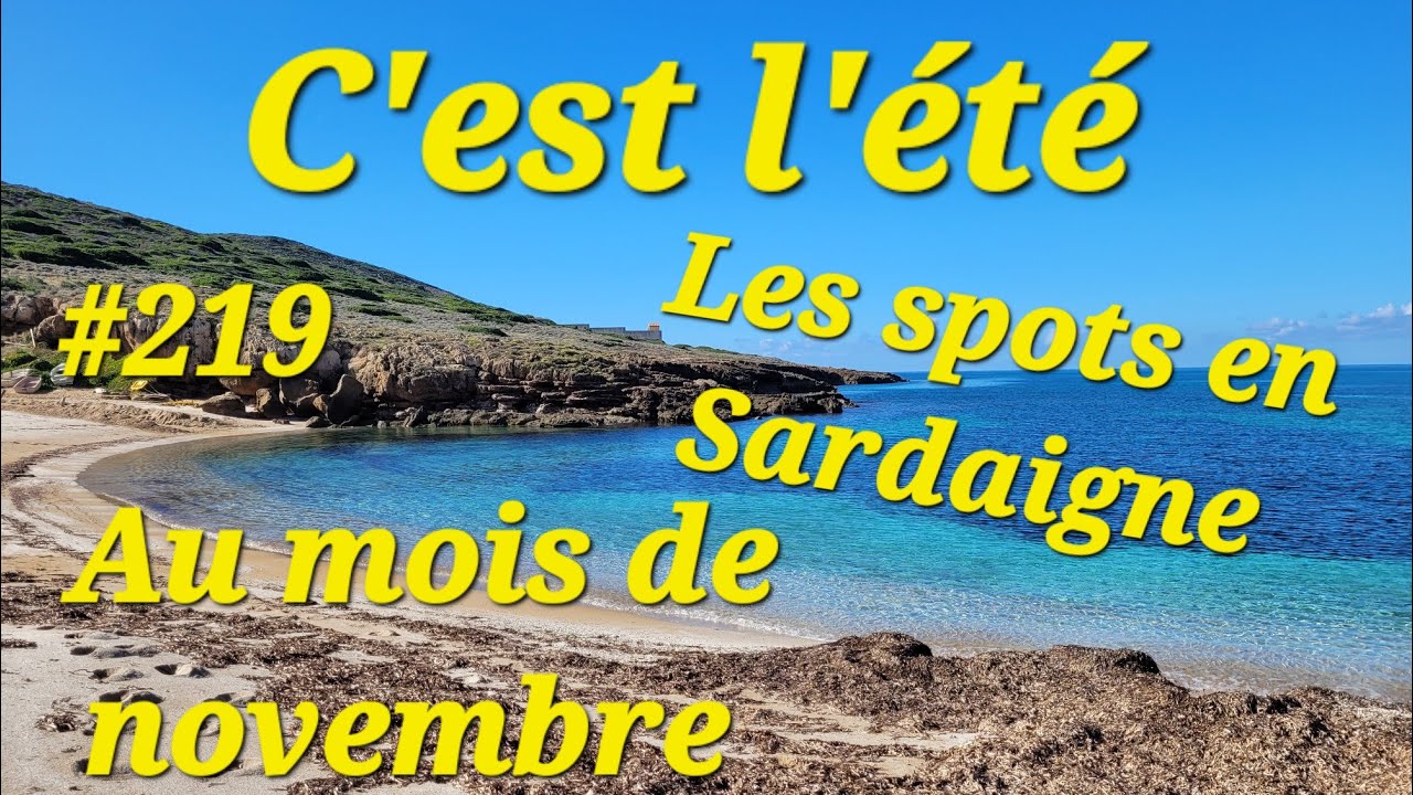Le paradis dans le Nord de la Sardaigne au mois de novembre #campingcar #nomade #vanlife #sardaigne
