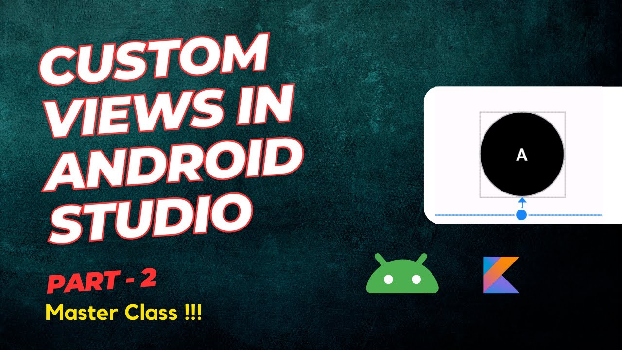 Custom image View in Android | How to create custom View in Android Studio | Custom View tutorial