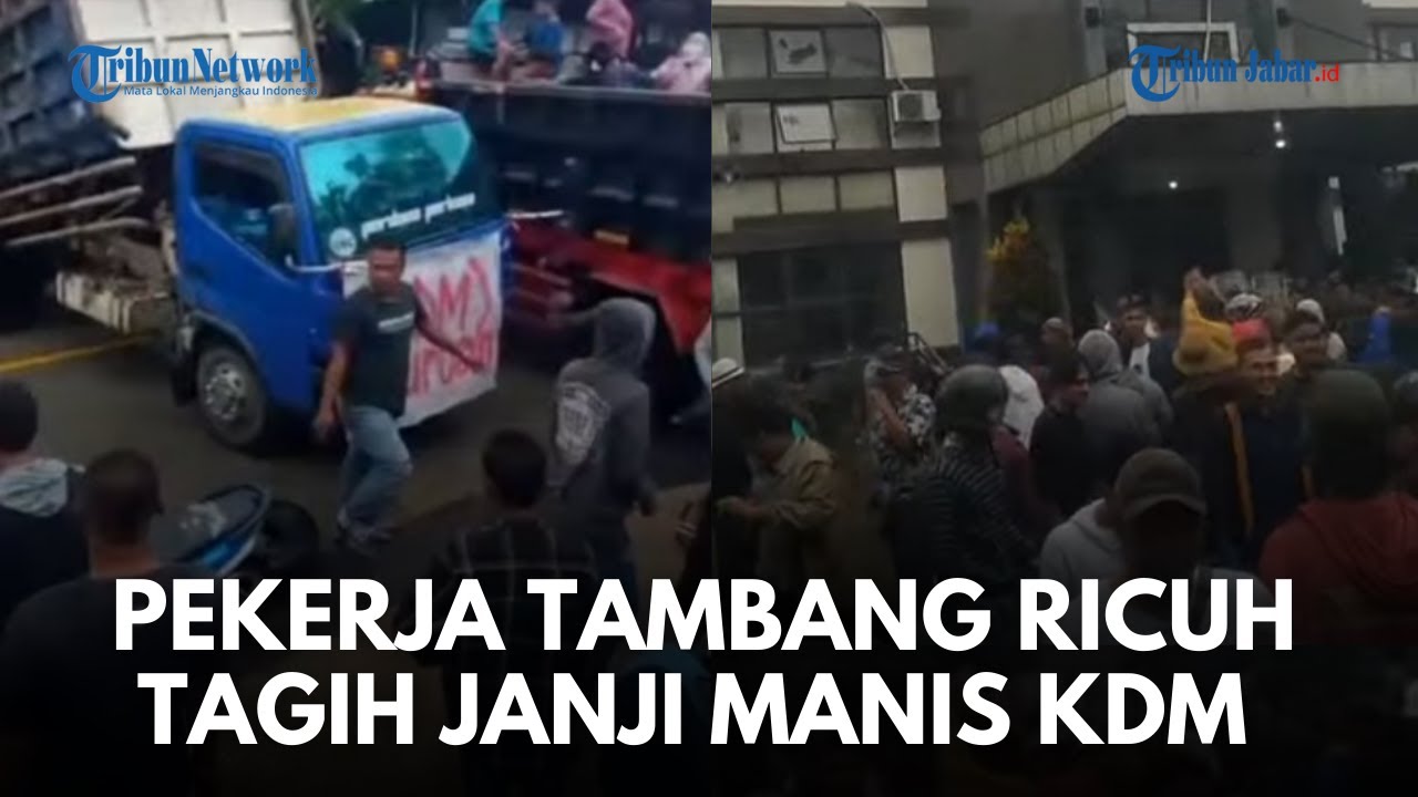 DEMO TAMBANG MENCEKAM! Warga Rusak Kantor Kecamatan Cigudeg, Minta Tambang Dibuka Kembali Oleh KDM