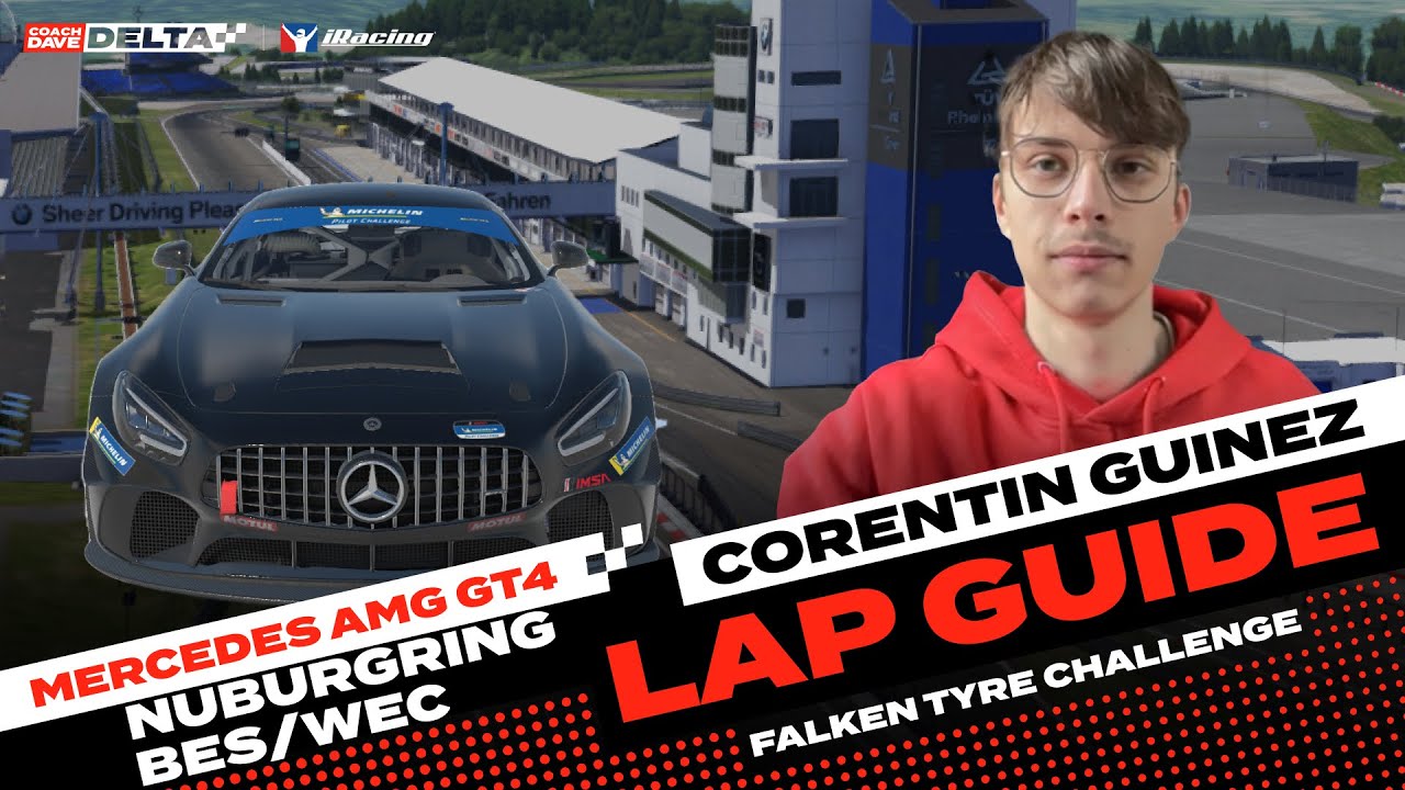 iRacing Lap Guide: Mercedes AMG GT4 at Nurburgring GP - BES/WEC