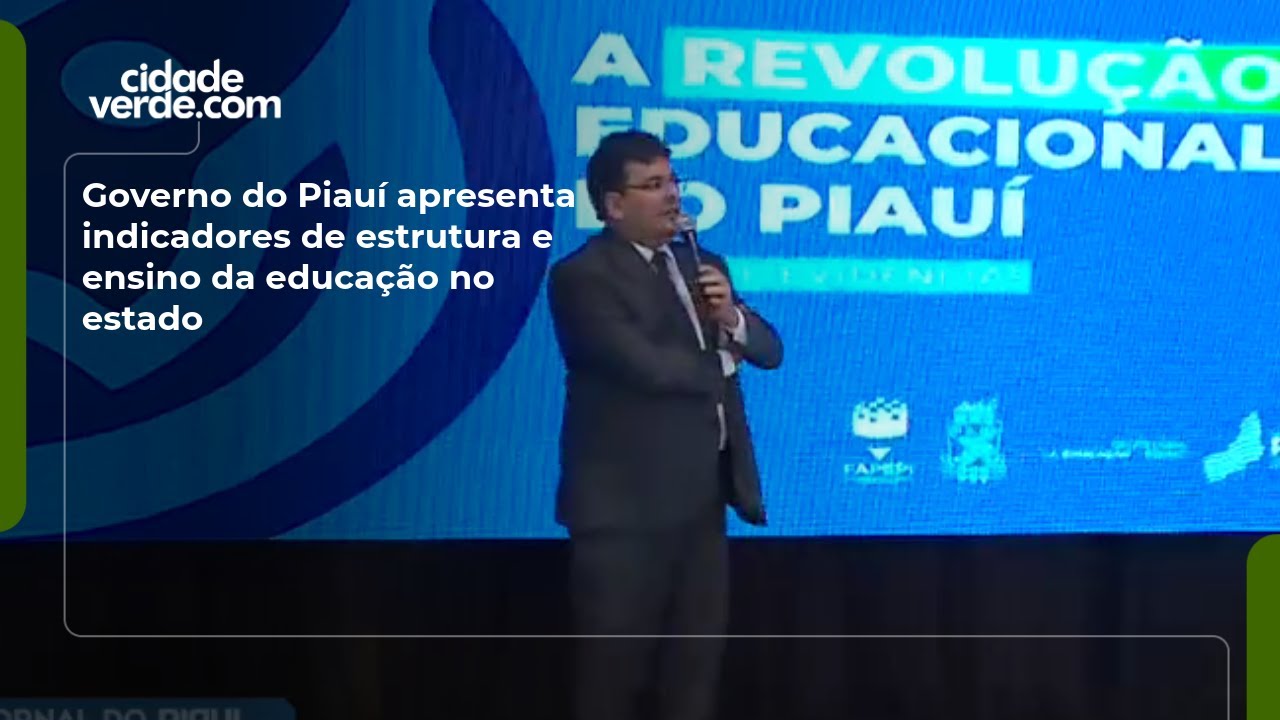 Governo do Piauí apresenta indicadores de estrutura e ensino da educação no estado