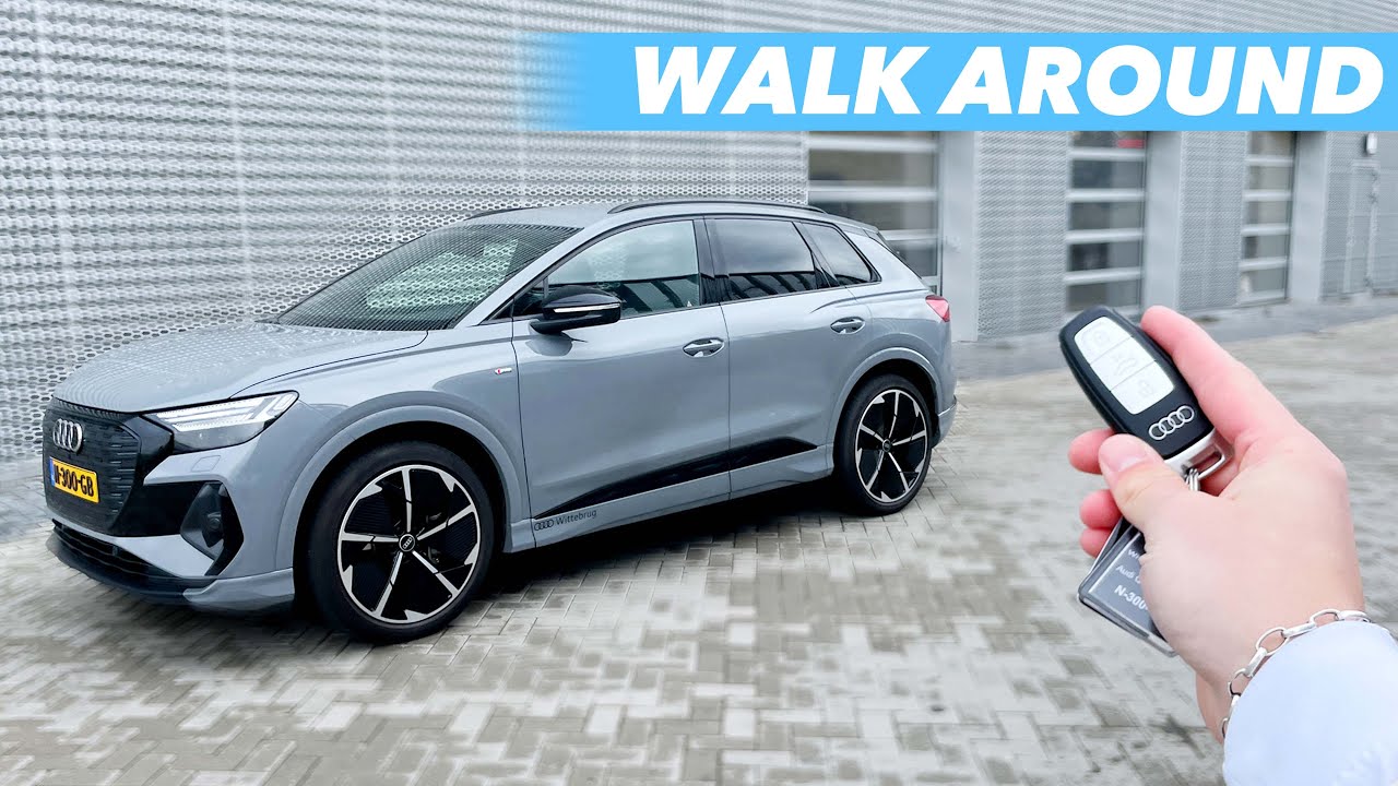 2022 Audi Q4 E-Tron 40 S-Line Walk Around: THE BEST Electric SUV?!⚡