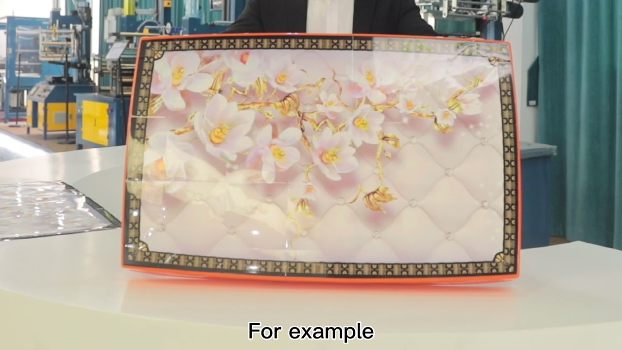 The introduction of in-mold labelling flat plate products