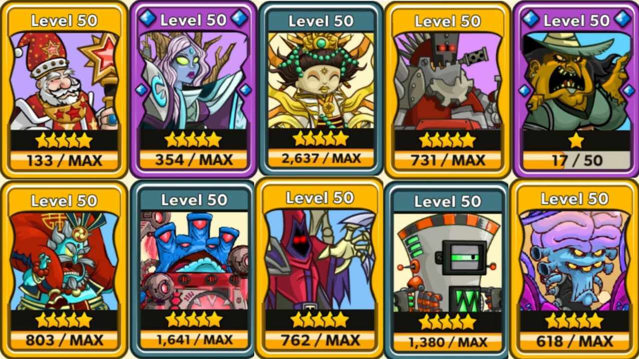 Tower Conquest All King Characters Gameplay | Boss VS Boss #9