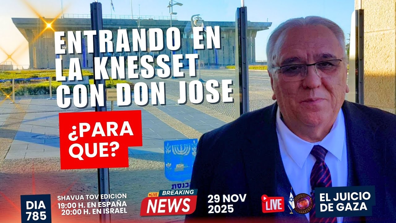 NOTICIAS DE #israel | ENTRANDO EN LA KNESSET CON DON JOSE &iquest;PARA QUE? #knesset #israel @LabranzaTV