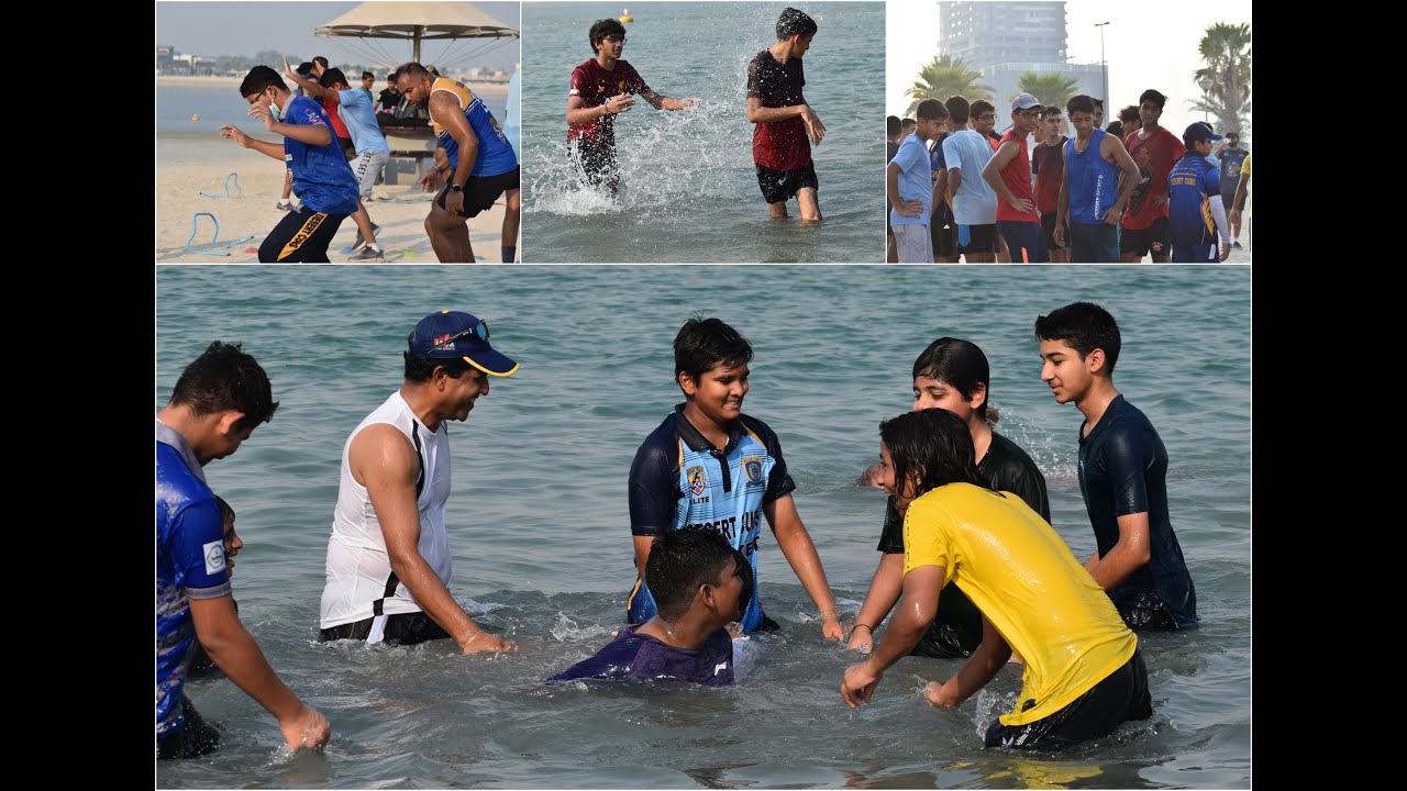 Desert Cubs--  Pre-Season beach work out and team building session
