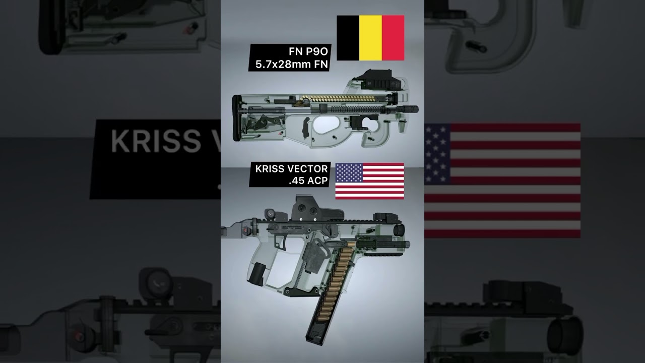 FN P90 vs Kriss Vector SMG